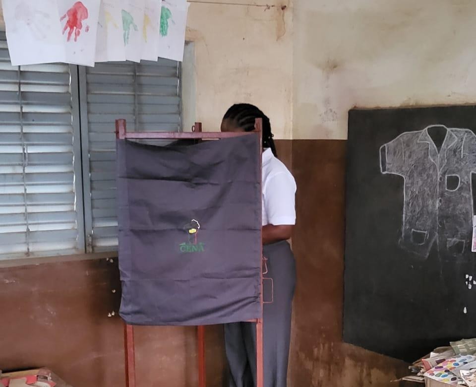La Présidente de la Haute Cour de Justice a voté à Boukoumbé.