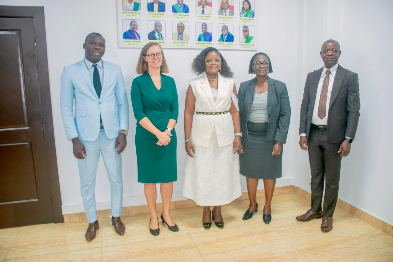 Audience de la Présidente avec l'Ambassadrice du Royaume de Belgique près le Bénin